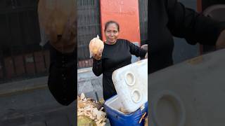 This Sweet Lady Sells the BEST Coconuts in Nicaragua!" 🥥❤️🇳🇮