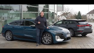 Audi A6 Avant e-tron vs Porsche Taycan Sport Turismo