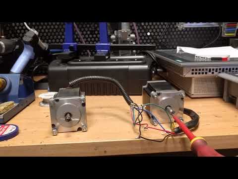 doświadczenie - połączenie do kupy dwóch silników krokowych