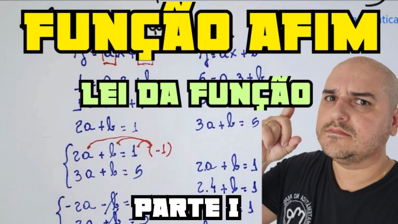 Função Afim 08: Lei da Função Afim - Parte I