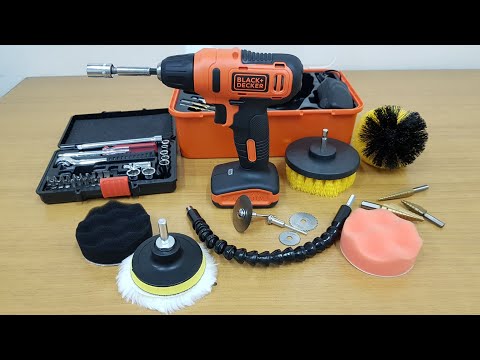 ALL IN ONE CORDLESS DRILL/ 12V BLACK +DECKER