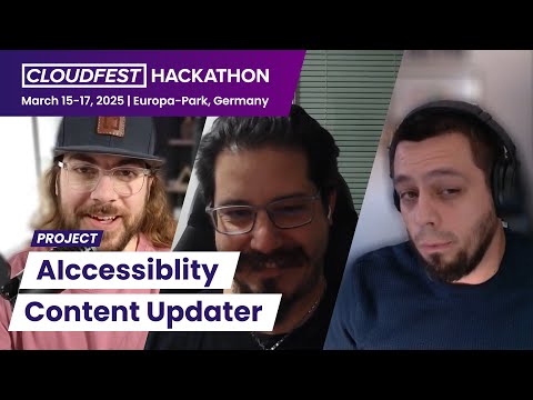 "AIccessibility Content Updater" - CloudFest Hackathon 2025 Project Preview