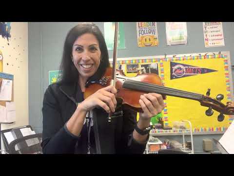 How to move the bow across the strings on a Violin or Viola