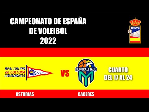 CAMPEONATO DE ESPAÑA DE VOLEIBOL 2022 BENJAMIN FEMENINO (RGC COVADONGA - AD MORALEJA)