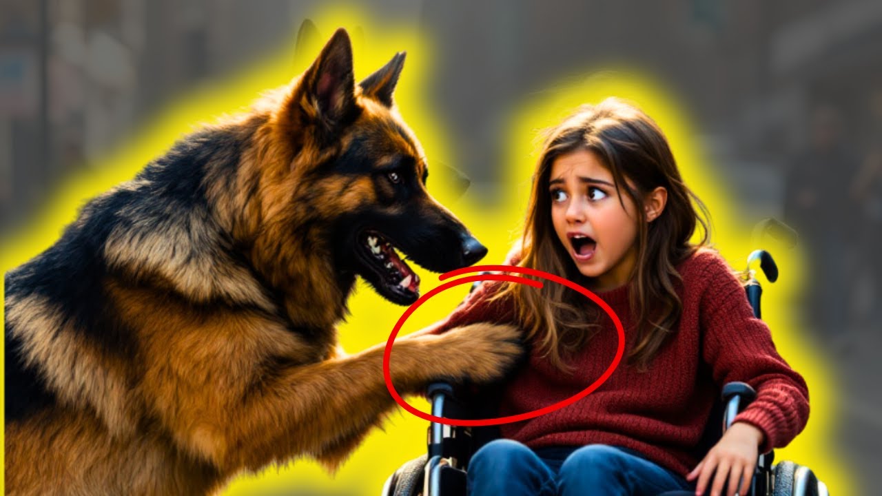 Neighbors Say German Shepherd K9 Knocks Off Little Girl's Wheelchair  But This Dad Decided To Shock