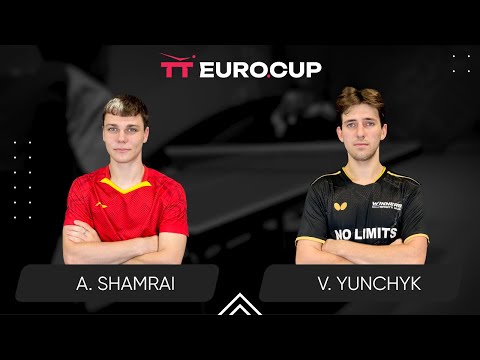 18:00 Andrii Shamrai - Valentyn Yunchyk 05.10.2024 TT Euro.Cup Ukraine Elite. TABLE 3