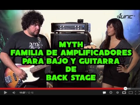 Familia de Amplificadores para Bajo y Guitarra Myth de Back Stage
