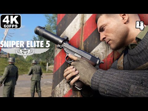 SNIPER ELITE 5 Gameplay Walkthrough Part 4 - FULL GAME [4K 60FPS] - No Commentary