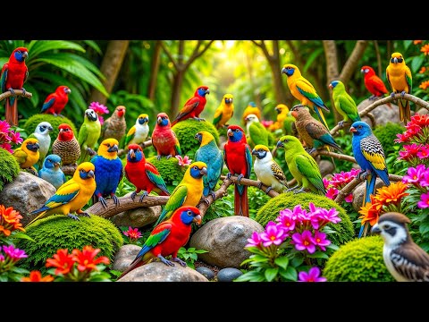 The Most Colorful Birds in the World – Stunning Nature & Relaxing Bird Songs for Stress Relief