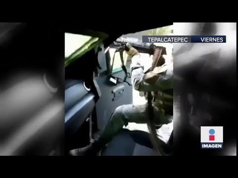 Captan a integrante del CJNG disparando en Tepalcatepec | Noticias con Ciro Gómez Leyva