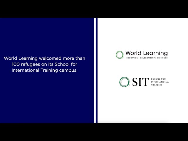 World Learning and SIT forge innovative solutions to refugee resettlement