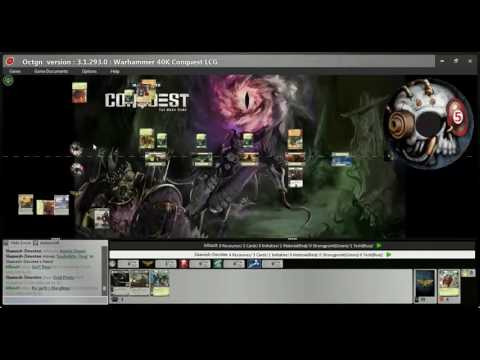 40k Conquest on OCTGN - Broderick Worr vs Kugath Plaguefather