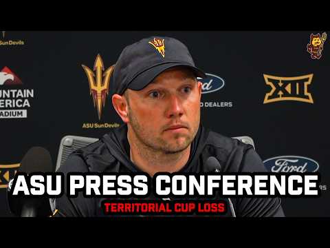 Kenny Dillingham DISAPPOINTED in Territorial Cup Loss to Arizona Wildcats