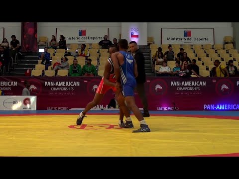 Quarterfinal GR - 59 kg: Maykel ANACHE LAMOUTH (CUB) df. Jansel Rafael RAMIREZ (DOM) by FALL, 9-0