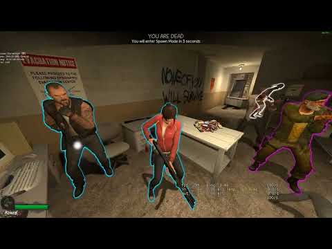 Left 4 Dead 2 Versus 115 No Mercy "4 vs 2 al safe, 4vs 3 al helicoptero"