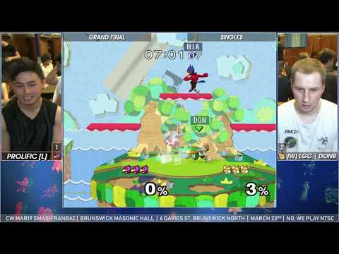 CW Ranbat Mar'19 - SSBM Singles GF - Khairi vs LGC | DonB