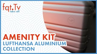 Lufthansa Aluminium Collection Amenity Kit unboxing