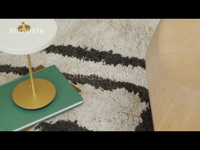 Vídeo relacionado con Shaggy Rug Salón Área Esponjoso Shag Thick Pile Alfombra,Moderno Rectangular Felpa Atrás,para Dormitorio Decoración De Los Niños De La Sala De Estar,Super Soft Shaggy Rug-G 60x160cm(24x63inch)