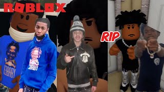 How Different Drill Rappers Passed Away Recreation In Roblox ( Jayrip , Noah Balla , and more)