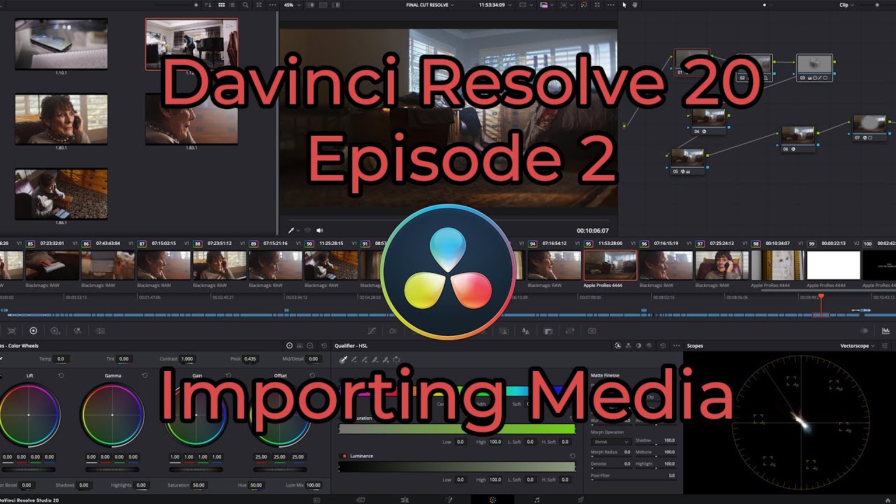 Davinci Resolve 20 - Episode 2 - How to Import Media