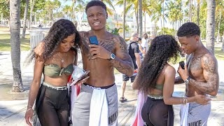 Asking Cute Girls To Come Home With Me PUBLIC INTERVIEW | South Beach Edition video
