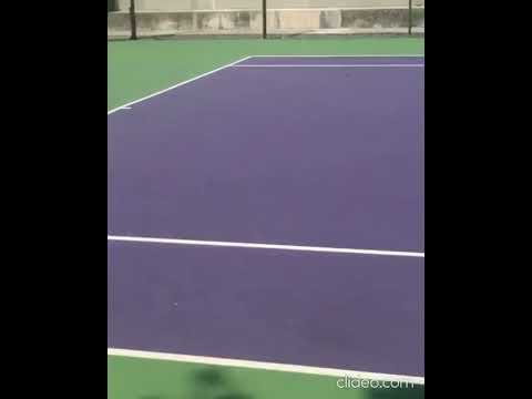 Axel Filet play with tennis with Gael Monfils