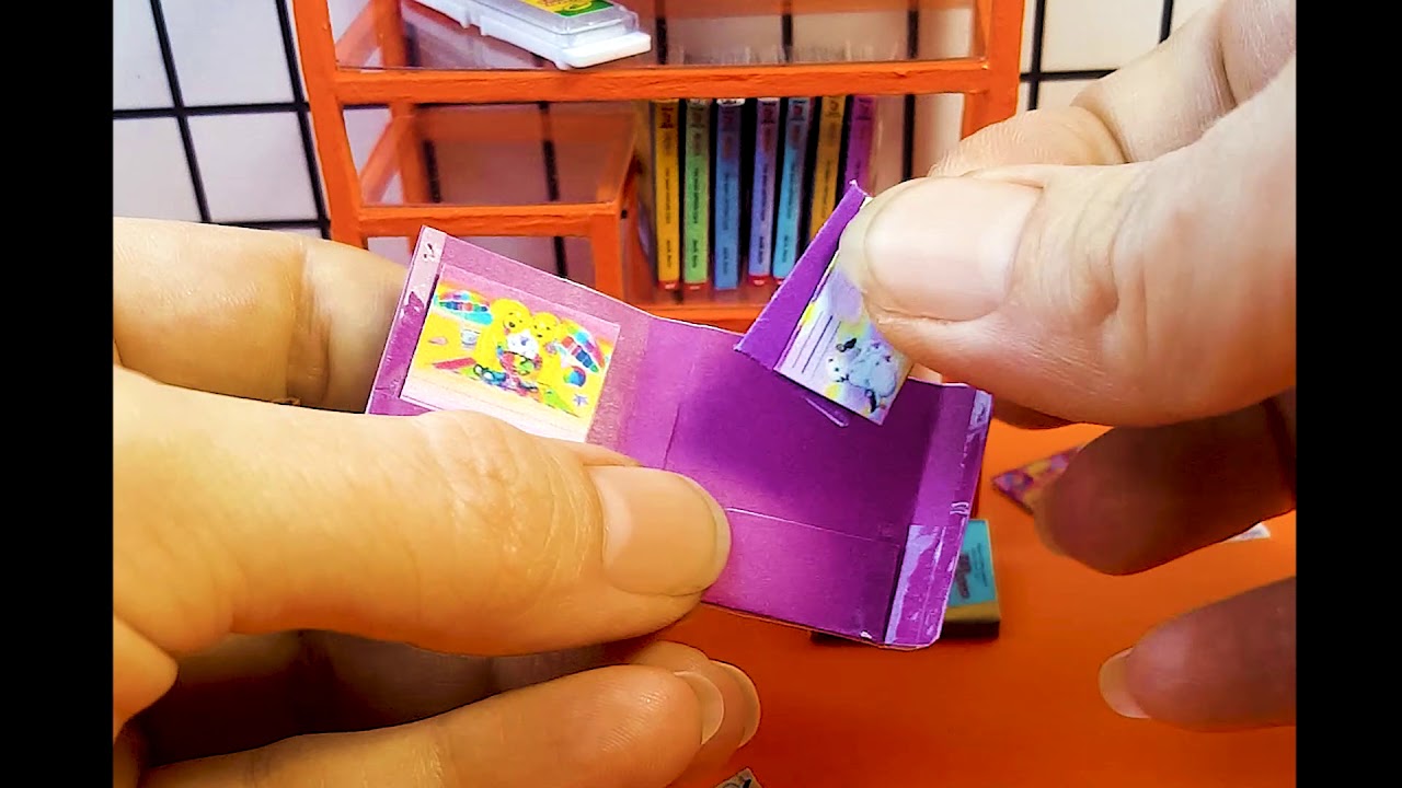 Miniature Lisa Frank Trapper Keeper Stationary Set - Free PDF Download