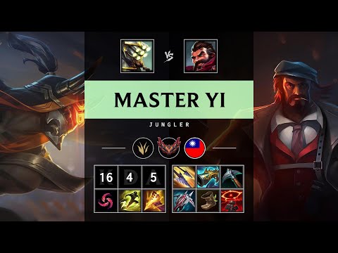 Master Yi Jungle vs Graves - TW Grandmaster Patch 25.15