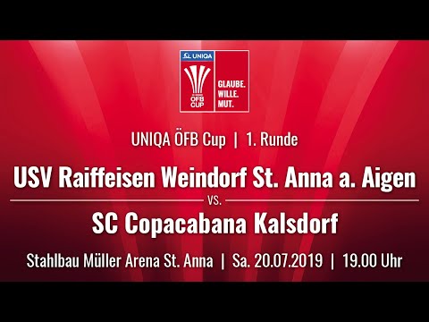 20.07.2019 | 19 00 | USV Raiffeisen Weindorf St. Anna a. Aigen (STA) - SC Copacabana Kalsdorf (KAL)