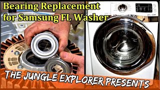 DIY BEST Samsung FL Washer Bearing Replacement | Step by Step Guide