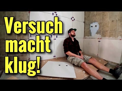 Ich wollte 6000 € sparen – und mein Bad selbst fliesen...