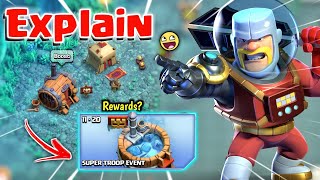 Upcoming New SUPER Troop Event EXPLAIN | with REWARDS - Clash of clans