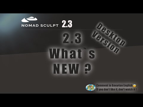 Nomad Sculpt - Version 2.3 - What’s New - Overview (V2.3 - 21.11.2025)