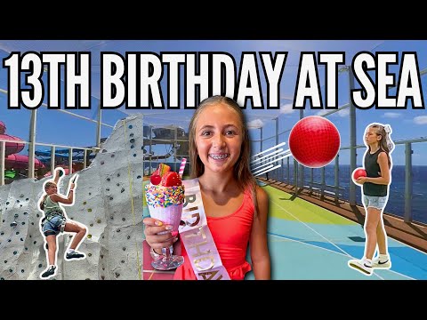 Thumbnail for Turning 13 on the World’s BIGGEST Cruise Ship! Hallie’s ULTIMATE 13th Birthday Celebration Vlog