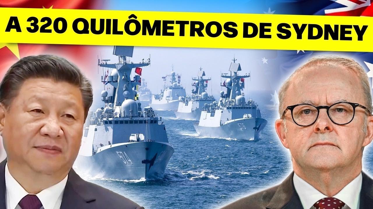 Navios de guerra da China cercam a Austrália - o que está acontecendo?