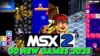 The Best MSX2 Homebrew Games Ever! (Time Stamps/Links) #msx #msx2 #retrogames