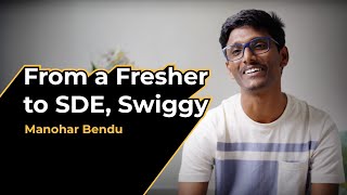 How Right Mentorship and Guidance Helped him Crack Swiggy Ft. Manohar Bendu | Behind The Win @SCALER