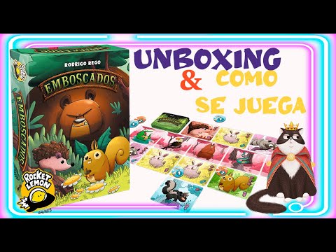 EMBOSCADOS UNBOXING Y COMO SE JUEGA EN ESPAÑOL