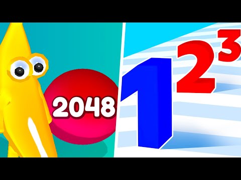 Jelly Man 2048 vs Number Master - Max Level Gameplay (Part 1)