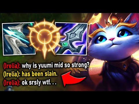YUUMI BUT I'M MID LANE AND TILT THE ENTIRE ENEMY TEAM - League of Legends