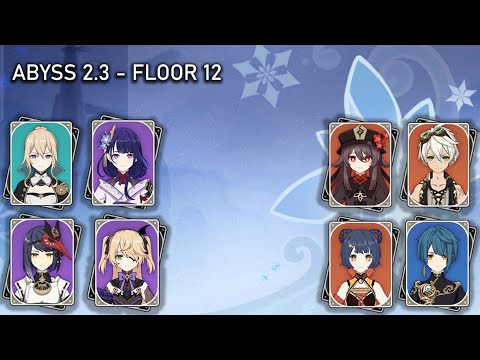 Spiral Abyss 2.3 Floor 12 : Mono Electro, Hutao National