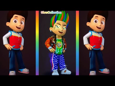 Ryder Paw Patrol Glow Up Into Bad Boy - Paw Patrol Movie Art