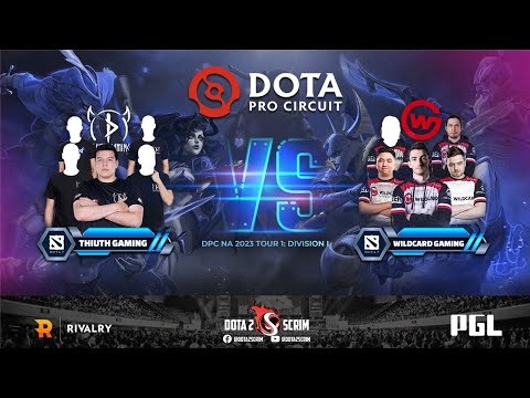 Thiuth Gaming vs Wildcard Gaming - DPC NA 2023 Tour 1: Division I - Game Highlights - BO3