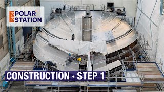Tara Polar Station construction : Step 1