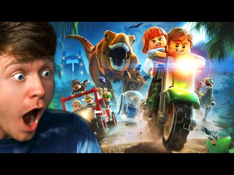 FIRST TIME playing LEGO JURASSIC WORLD!