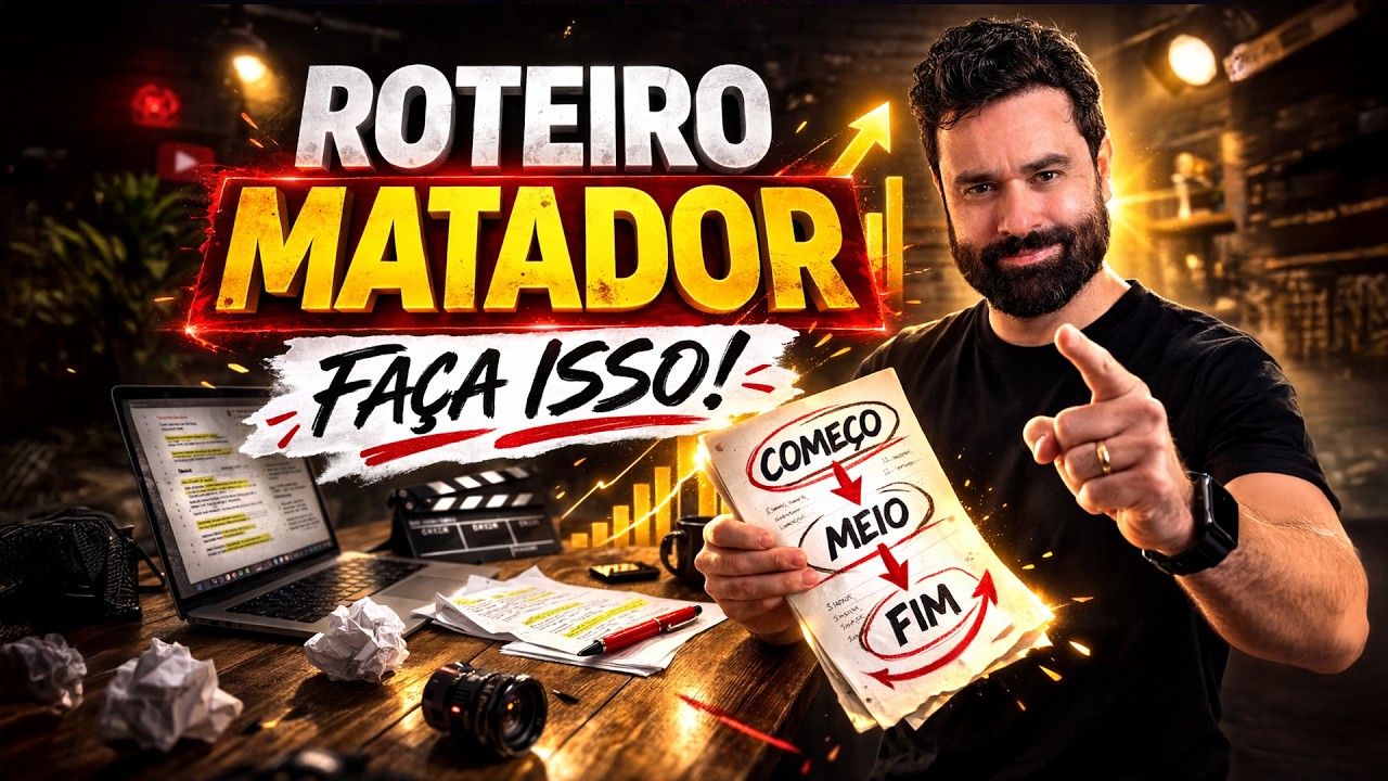 COMO CRIAR UM ROTEIRO PARA SEUS VÍDEOS DE UMA MANEIRA SIMPLES