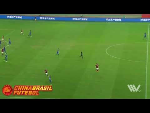 Gol Fernandinho - Hebei China Fortune x Chongqing Dangdai Lifan - 17a rodada da Super Liga da China