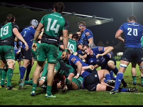 Leinster pack earn penalty try - Leinster v Connacht 26th Oct 2013