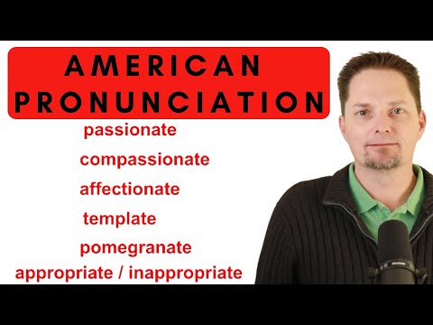 ADVANCED VOCABULARY / AMERICAN PRONUNCIATION /How to Pronounce -ATE in English, PART 5