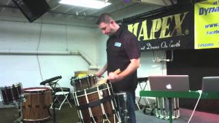 Mark Reilly - Snare Solo at Dynamic Percussion